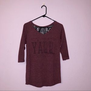 Maroon “Y’all” Mid Sleeve Top M